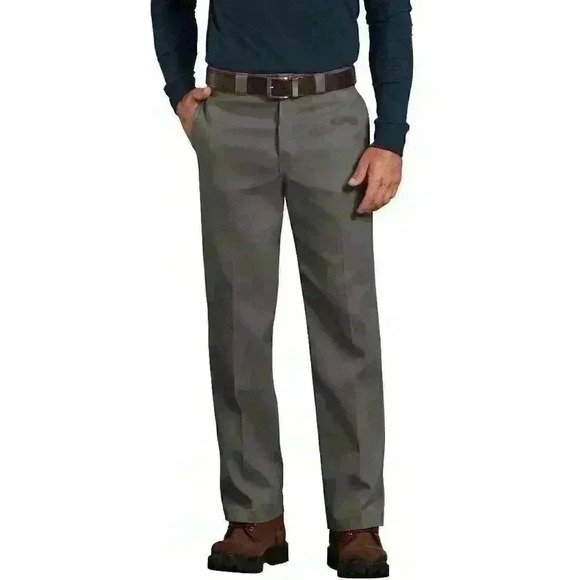 NWT Dickies Mens 874 Work Pant Flex Original Fit Grey 40x32 & 42x30 - Picture 1 of 11